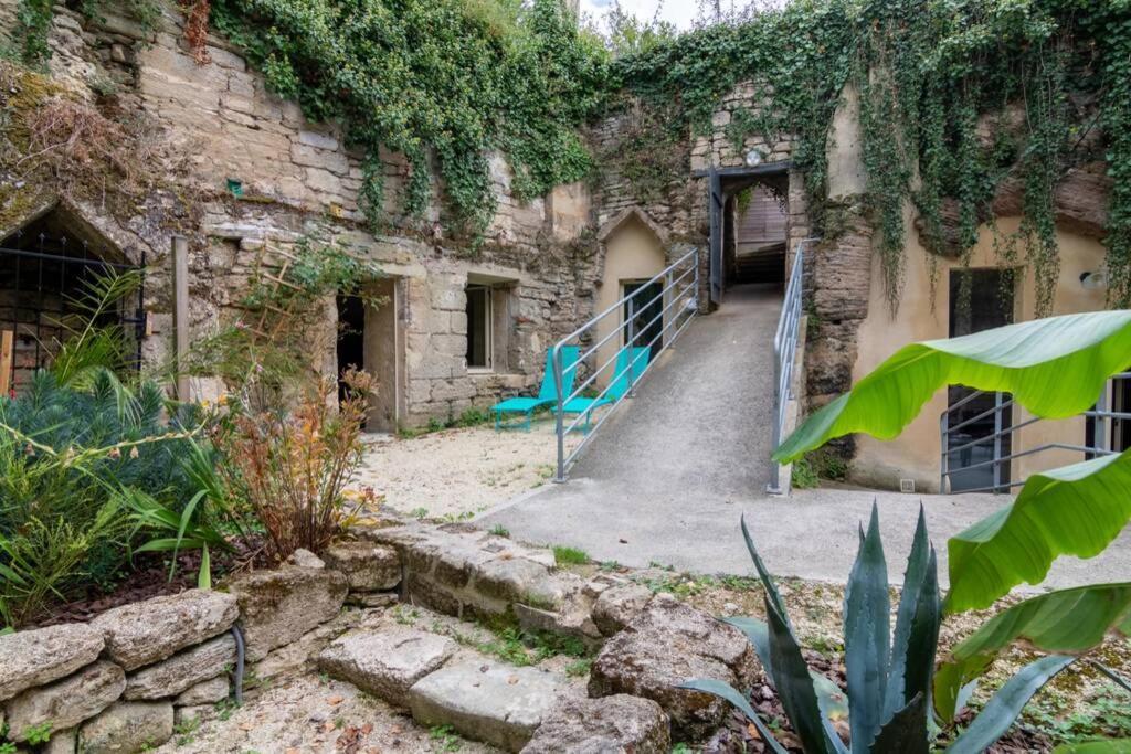 Maison Troglodytique Doue La Fontaine Eksteriør bilde