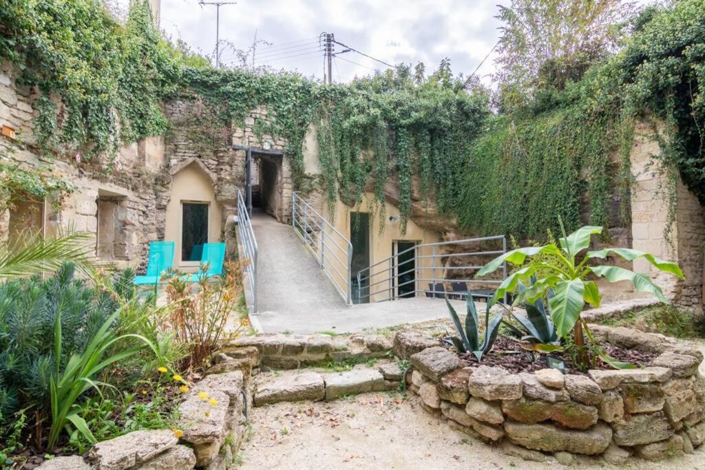 Maison Troglodytique Doue La Fontaine Eksteriør bilde