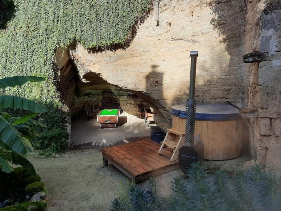 Maison Troglodytique Doue La Fontaine Eksteriør bilde