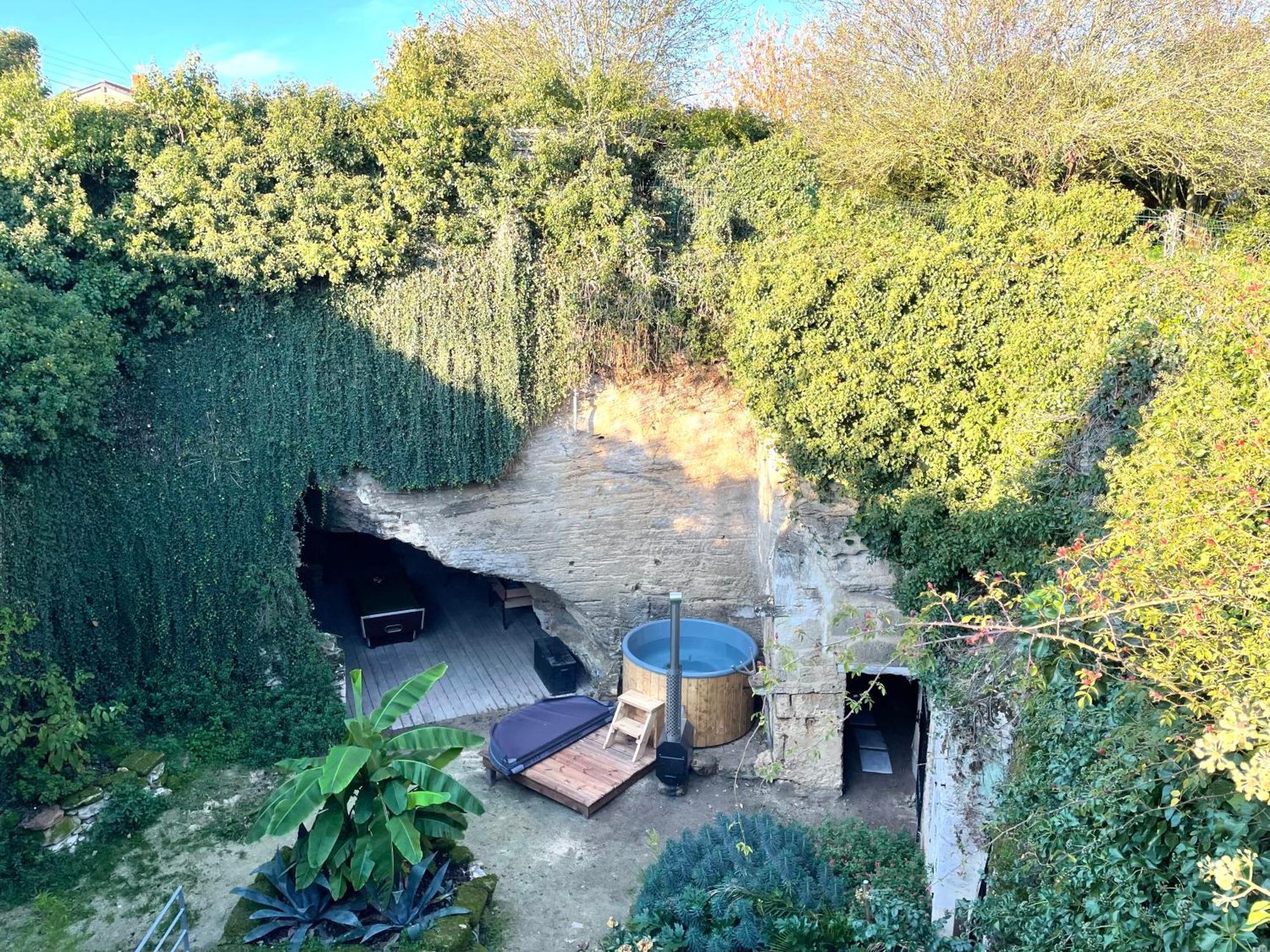 Maison Troglodytique Doue La Fontaine Eksteriør bilde